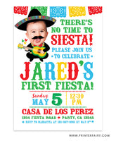 Baby Mariachi Fiesta Invitation with Photo